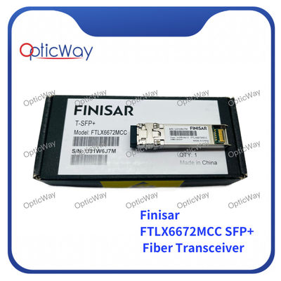 Ausrichtbarer SFP+ Fasertransceiver Finisar FTLX6672MCC 10Gb/S DWDM 40km Mehrfachrate